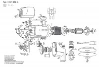 Bosch 0 601 316 001  Angle Grinder 110 V / Eu Spare Parts